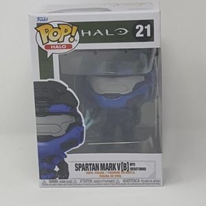Funko Pop! Games: Halo Spartan Mark V [B] with Energy Sword